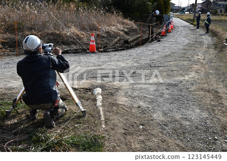 Background material for sewer pipe installation work, sewerage construction work, and living environment improvement 123145449