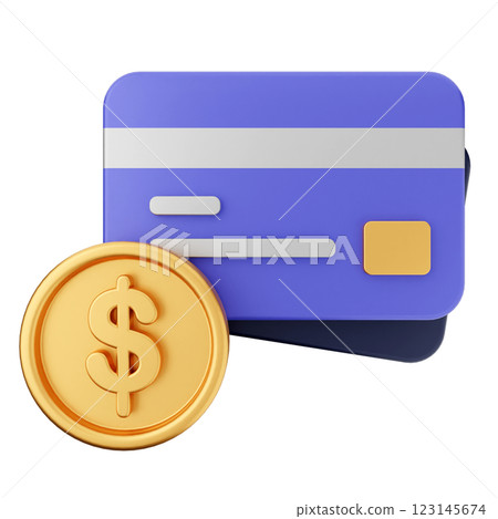 3d money transaction credit card 123145674