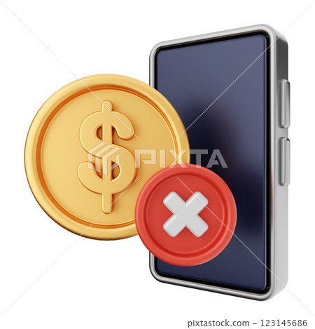 3d money transaction smartphone 3d money transaction smartphone 123145686