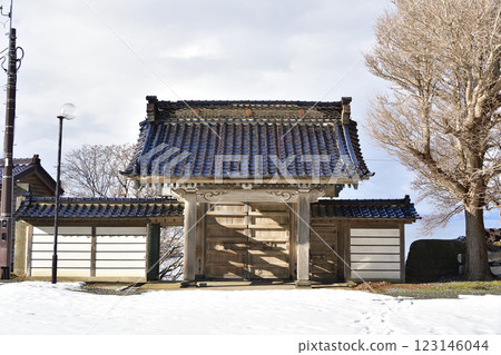 冬季拍攝北海道江差町東本願寺、江別院境內 123146044