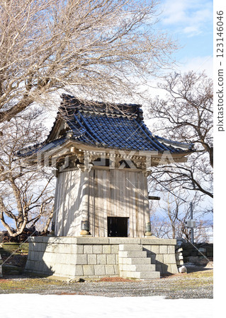冬季拍攝北海道江差町東本願寺、江別院境內 123146046
