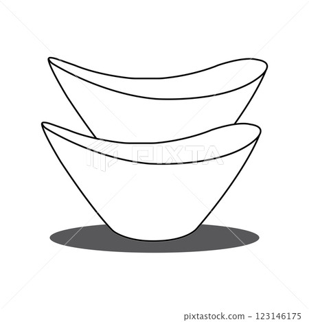 oval bowl design 123146175