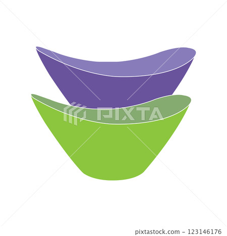 oval bowl design 123146176
