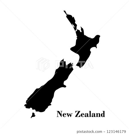 new zealand map 123146179