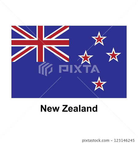 New Zealand country flag New Zealand country flag 123146245