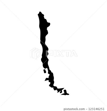 Chile region map Chile region map 123146251