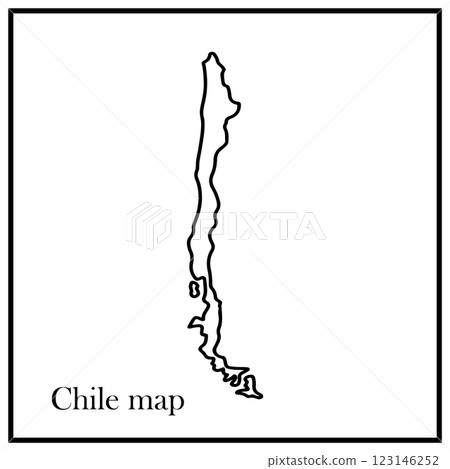 Chile region map Chile region map 123146252