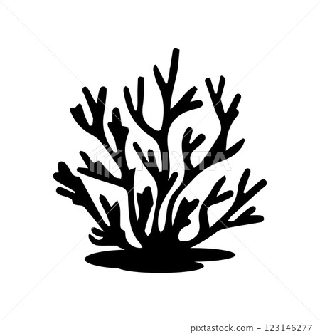 Coral logo design template 123146277