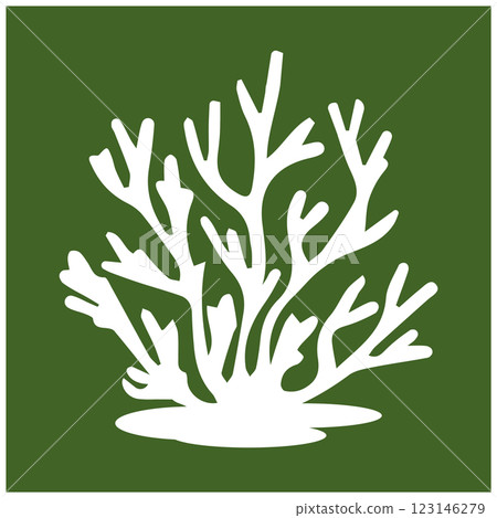 Coral logo design template Coral logo design template 123146279