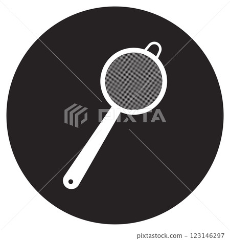 tea strainer icon 123146297