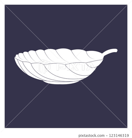 leaf motif bowl leaf motif bowl 123146319
