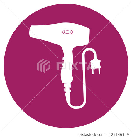 hand dryer icon design template hand dryer icon design template 123146339