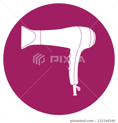 hand dryer icon design template 123146340