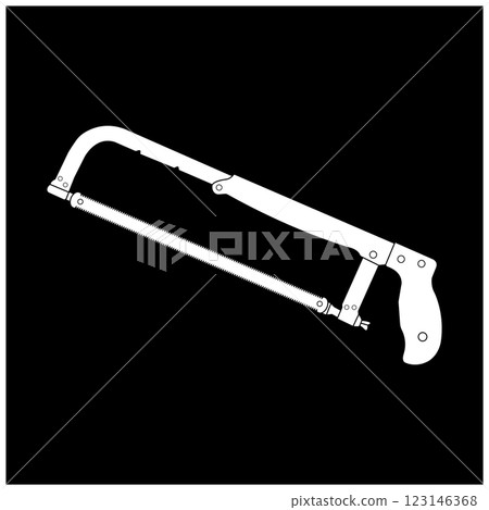 Hacksaw icon illustration  design 123146368