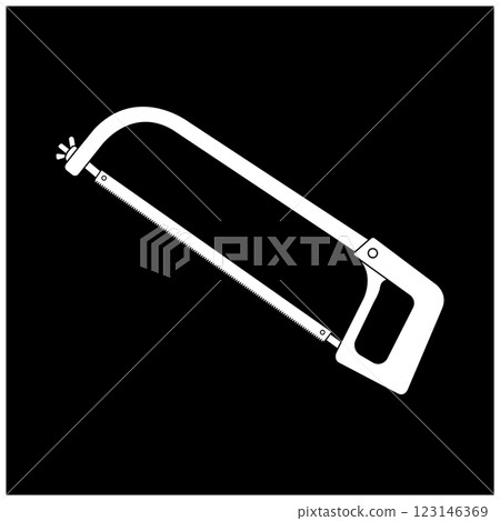 Hacksaw icon illustration  design 123146369