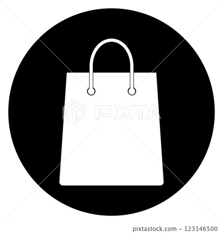 shopping bag icon vector illustration 123146500