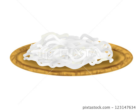 Shirataki hand-drawn illustration 123147634