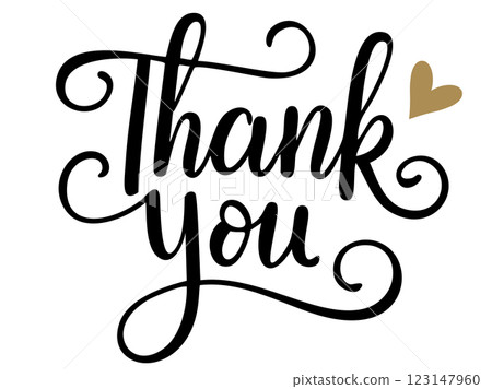 可愛的感謝信/手寫信件（向量透明背景）AI 生成 123147960