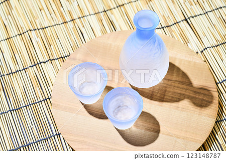 Image of Japanese sake: Summer, cold sake 123148787