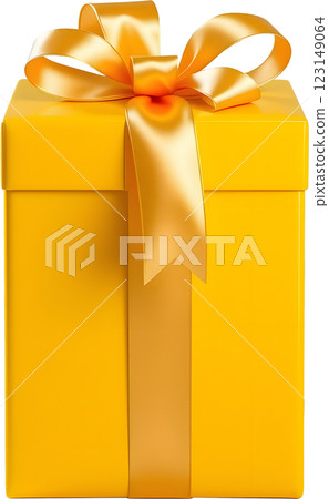 Gift box with ribbon 123149064