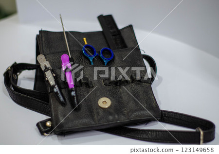 Professional Hair Styling Tools Salon Accessories, banner , campaing  123149658