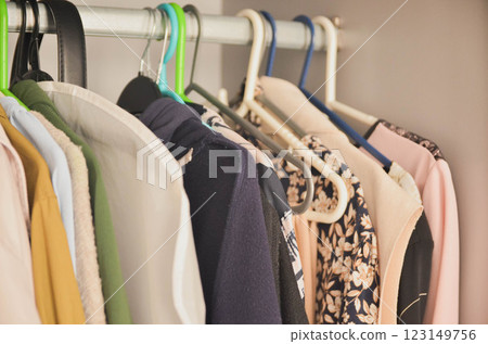 Functional Stylish Women's Closet Setup Wardrobe Functional Stylish Women's Closet Setup Wardrobe 123149756