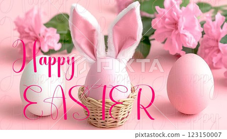 Elegant Easter Business Card Feminine Floral Design for Spring Celebrations Elegant Easter Business Card Feminine Floral Design for Spring Celebrations 123150007