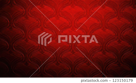 AI圖像:帶有圖案的紅色壁紙紋理 AI圖像:帶有圖案的紅色壁紙紋理 123150179