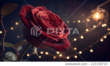 red rose on a dark background 123150714