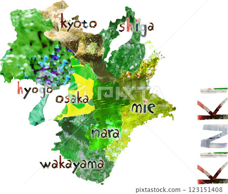 近畿地區地圖 123151408