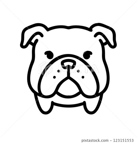 Angry Bulldog Silhouette Vector Icon Powerful Mascot Logo for Sports, Branding and T shirt Design Angry Bulldog Silhouette Vector Icon Powerful Mascot Logo for Sports, Branding and T shirt Design 123151553