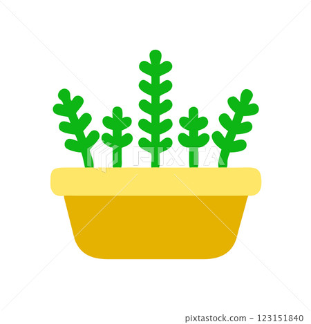 Lavender Plant in Pot Icon Simple Floral Illustration for Wellness Gardening and Home Decor Lavender Plant in Pot Icon Simple Floral Illustration for Wellness Gardening and Home Decor 123151840
