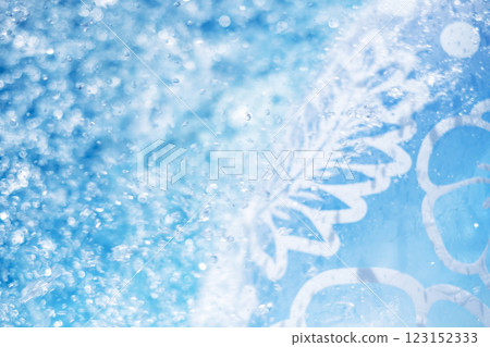 The splashing water surface - summer colors 123152333
