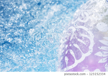 The splashing water surface - summer colors The splashing water surface - summer colors 123152334