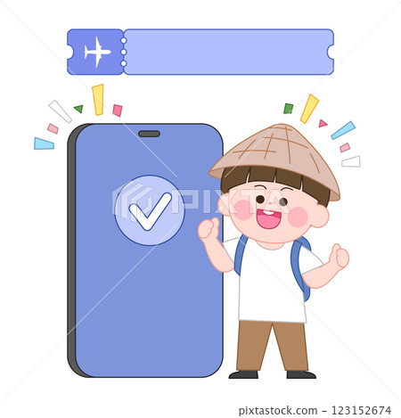 A smartphone showing a character wearing a nonra and an insurance screen 123152674