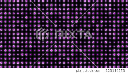 Image of pink spots moving on black background 123154253