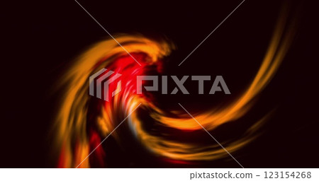 Image of red shapes moving on black background 123154268