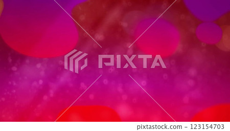 Image of light spots and shapes on red background 123154703