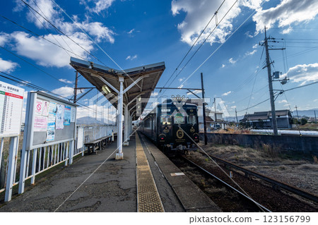 Wakayama Electric Railway Kanrojimae Station platform Wakayama Electric Railway Kanrojimae Station platform 123156799
