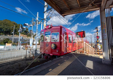 和歌山電鐵西山口站梅干列車 和歌山電鐵西山口站梅干列車 123156806
