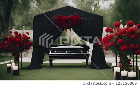 Preparation for the farewell ceremony 123156869