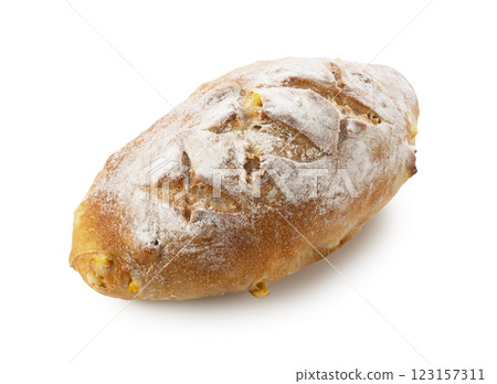 Orange and walnut bread 123157311