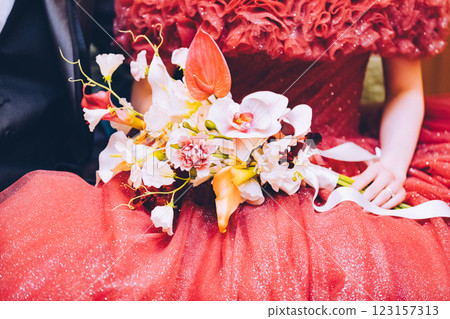 <新娘形象> 花束 <新娘形象> 花束 123157313