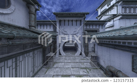 Chinese style building 123157315