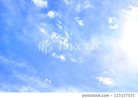 Blue sky and cloud image Blue sky and cloud image 123157555