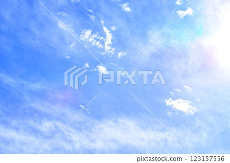 Blue sky and cloud image 123157556