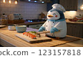 penguin slices sushi 123157818