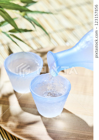 Image of Japanese sake: Summer, cold sake 123157856