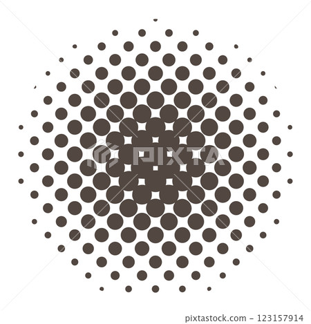 Simple and easy to use circular halftone material Simple and easy to use circular halftone material 123157914