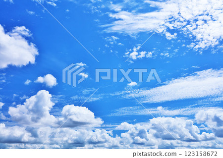 Summer blue sky and clouds Summer blue sky and clouds 123158672